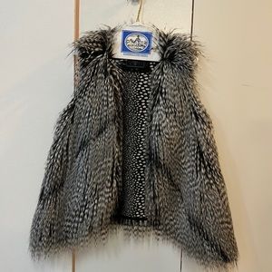 Stunning faux fur vest